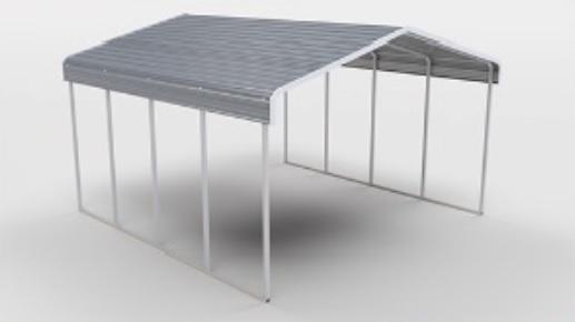 Regular style roof metal building in El Dorado County, CA
